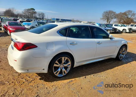 2018 Infiniti Q70L 3.7 Luxe z USA, uszkodzony, nr VIN JN1BY1PR7JM370208